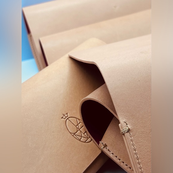 Jacques Marie Mage Italian Handcrafted Leather Case 100% Authentic-CASE ONLY - Picture 8 of 8